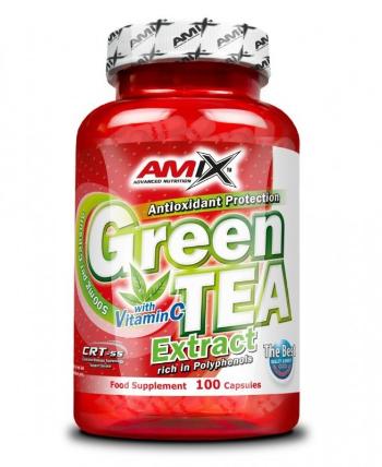 Amix Green TEA extract cu vitamină (C) 100 capsule