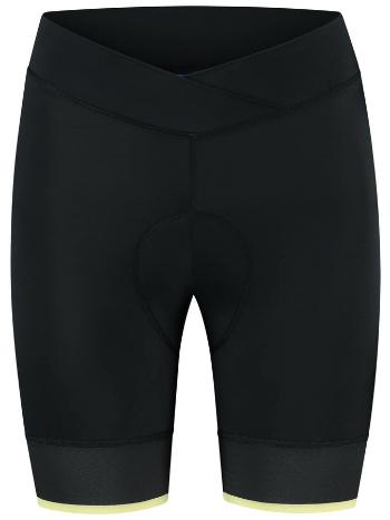 Ciclism feminin pantaloni scurti Rogelli SELECT II cu captuseala cu gel galben închis ROG351543