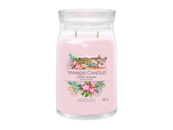 Yankee Candle Lumânare aromatică Signature sticlă mare Desert Blooms 567 g