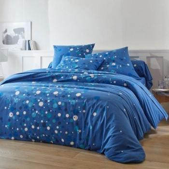 Lenjerie de pat Pétillant - albastru - Mărimea fată de pernă  65x65cm