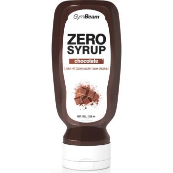 GymBeam Zero Syrup sirop pentru topping fără calorii aroma Chocolate 320 ml