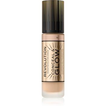 Makeup Revolution Conceal & Glow machiaj de stralucire pentru un look natural culoare F6 23 ml