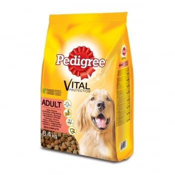 PEDIGREE Vital Protection Adult, Vită și Pasăre, hrană uscată câini, 8.4kg