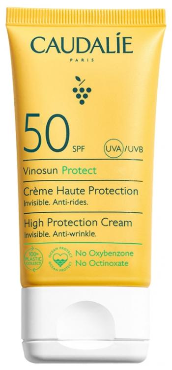 Caudalie Cremă de protecție solară SPF 50+ Vinosun (High Protection Cream) 50 ml