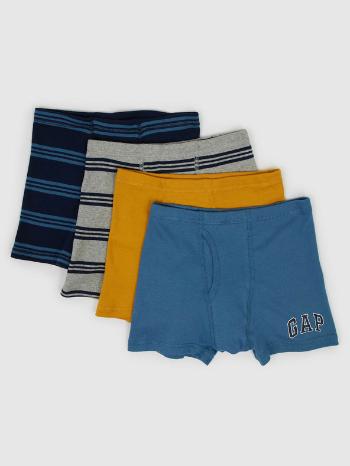 GAP Boxerki 4 buc pentru copii Albastru