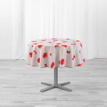 Față de masă ø 180 cm Sweet poppy – douceur d'intérieur