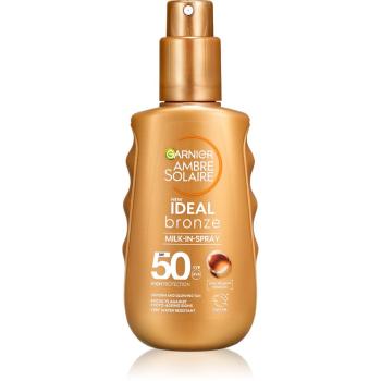 Garnier Ambre Solaire Ideal Bronze lotiune protectoare pentru plaja pentru corp SPF 50 150 ml