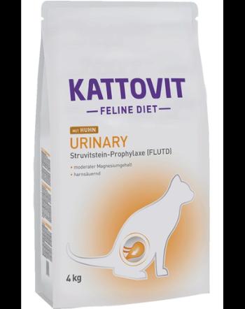 KATTOVIT Feline Diet Urinary Chicken hrana uscata dietetica pentru pisici cu afectiuni urinare, cu pui 4 kg