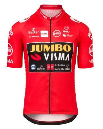 
                 AGU Tricou de ciclism cu mânecă scurtă - LA VUELTA WINNER &#039;21 - roșu  
            