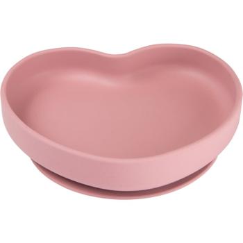 canpol babies Heart farfurie cu ventuză Pink 1 buc