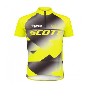 
                 SCOTT Tricou de ciclism cu mânecă scurtă - RC PRO SS JUNIOR - negru/galben  
            