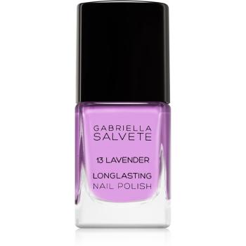 Gabriella Salvete Longlasting Enamel lac de unghii cu rezistenta indelungata lucios culoare 13 Lavender 11 ml