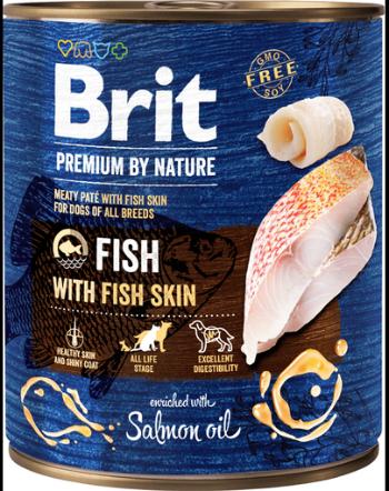 BRIT Premium by Nature Fish&amp;Fish Skin 800 g hrana naturala caini, peste si piele de peste