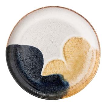 Platou din gresie ceramică Bloomingville Jules, ø 35 cm, multicolor