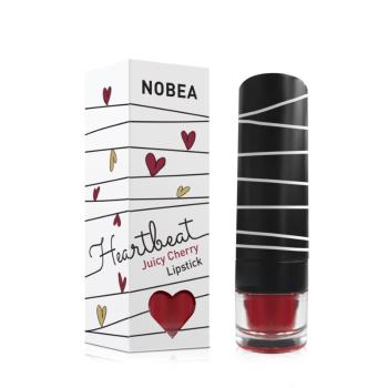 NOBEA Heartbeat ruj hidratant culoare Juicy Cherry 4.5 g