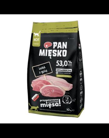 PAN MIĘSKO Hrana uscata pentru pisici, cu curcan si gasca S 10kg