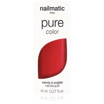 Nailmatic Pure Color lac de unghii AMOUR-Rouge Nacré / Red Shimmer 8 ml