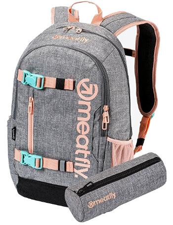 Meatfly Rucsac Basejumper Pink/Heather gri