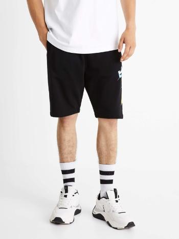 Celio Pokémon Pantaloni scurți Negru