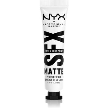 NYX Professional Makeup Limited Edition Halloween 2022 SFX Paints farduri cremoase pentru fata si corp culoare 06 White Frost 15 ml