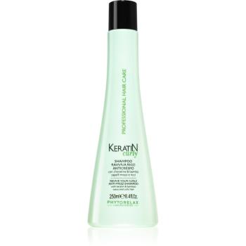 Phytorelax Laboratories Keratin Curly șampon pentru păr creț anti-electrizare 250 ml