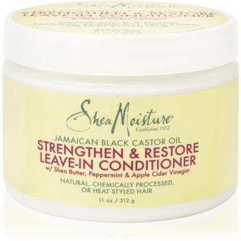 Shea Moisture Jamaican Black Castor Oil Strengthen & Restore balsam (nu necesita clatire) pentru păr creț 431 ml