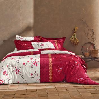 Lenjerie de pat Kimori Colombine - rosie - Mărimea fată de pernă 65 x 65 cm