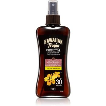 Hawaiian Tropic Protective Spray de ulei uscat de bronzat SPF 30 200 ml
