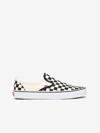 Vans Checkerboard Classic Slip On Alb