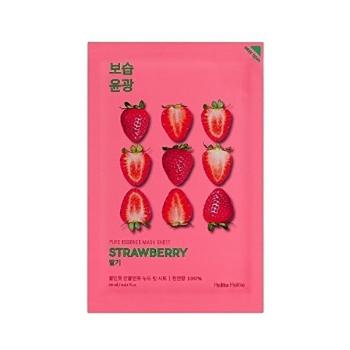 Holika Holika Mască de față din pânză cu extracte de căpșuni Strawberry (Pure Essence Mask Sheet) 20 ml