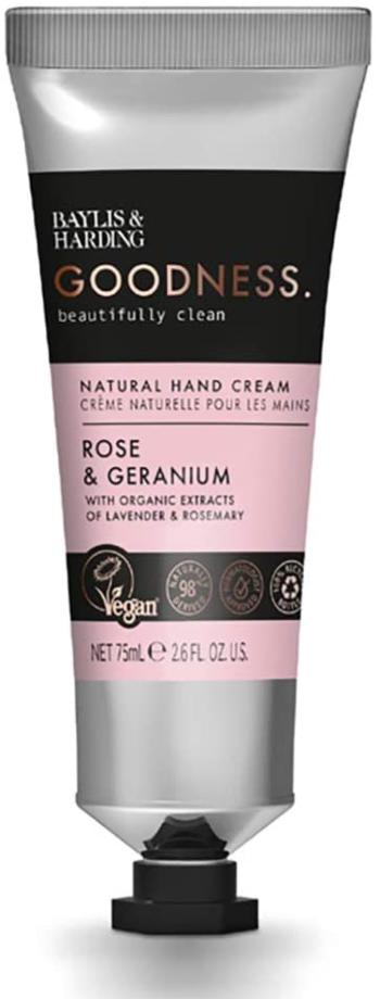 Baylis & Harding Cremă nutritivă pentru mâini Trandafiri și mușcată Goodness (Natural Hand Cream) 75 ml