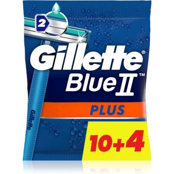 Gillette Blue II Plus aparat de ras de unică folosință pentru barbati 14 buc