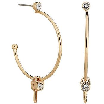 Karl Lagerfeld Cercei rotunzi placați cu aur Lock &amp; Key 5512259