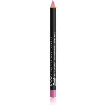NYX Professional Makeup Suede Matte  Lip Liner dermatograf mat de buze culoare 13 Respect the Pink 1 g