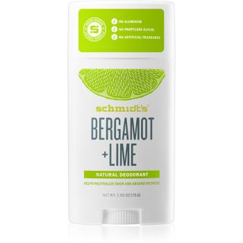 Schmidt's Bergamot + Lime deodorant stick 75 g