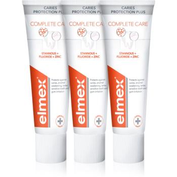 Elmex Caries Protection Complete Care pastă de dinți revigorantă 6+ ani 3x75 ml