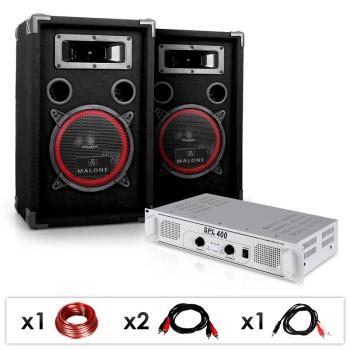 Electronic-Star DJ PA SET „DJ-15” Amplificator PA, SPEAKER, 1000W