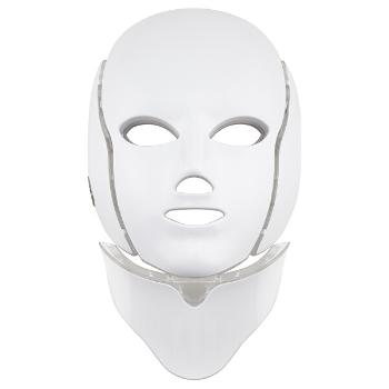 Palsar 7 Tratament LED Mască pentru față și gât alba (LED Mask + Neck 7 Colors White)
