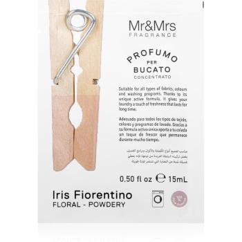 Mr & Mrs Fragrance Laundry Iris Fiorentino parfum concentrat pentru mașina de spălat 15 ml
