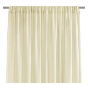 Perdea AmeliaHome Voile Pleat, 140 x 270 cm, galben deschis