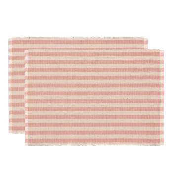 Suport pentru farfurii 2 buc. din material textil 33x48 cm Statement Stripe – Södahl