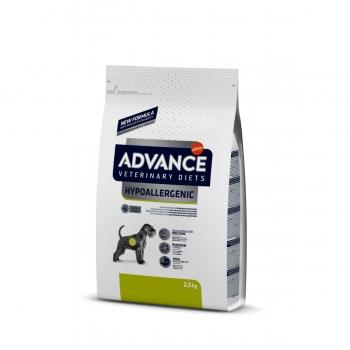 ADVANCE Veterinary Diets Hypoallergenic, dietă veterinară câini, hrană uscată, sistem digestiv, Piele & Blana, 2.5kg