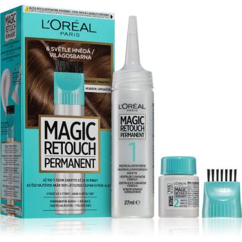 L’Oréal Paris Magic Retouch Permanent culoare de uniformizare pentru rădăcini cu aplicator culoare 6 LIGHT BROWN