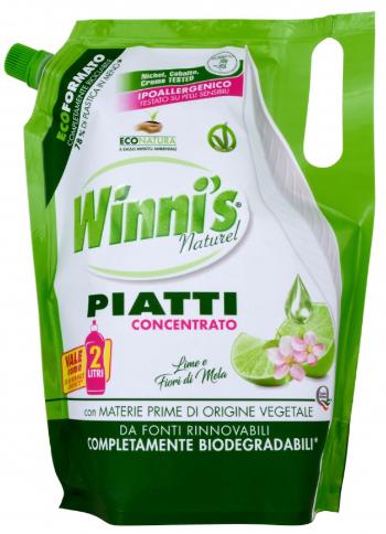 Winni´s Piatti Lime Ecoricarica concentrat detergent de vase cu aroma de var 1000 ml