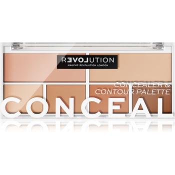 Revolution Relove Conceal Me paleta corectoare culoare Light 2,8 g