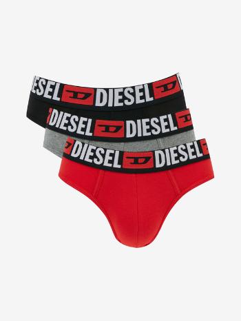 Diesel UMBR-Andre Slipi 3 buc Negru Roșu Gri