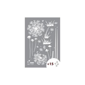 Set autocolante și 15 cristale Swarovski Ambiance Dandelion Flowers