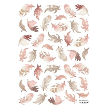 Folie cu stickere 30x42 cm Feathers – Lilipinso