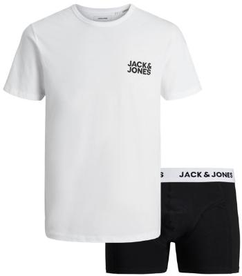 Jack&Jones PACK - Tricouri și boxeri JACSUSTAINABLE 12180190 Alb-3 XXL