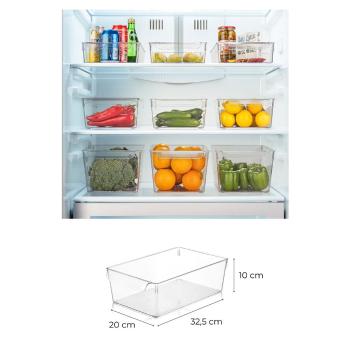 Organizator de frigider 3 buc. din plastic – Hermia